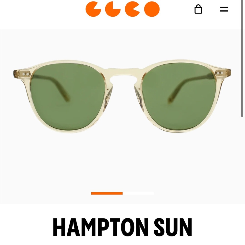 Garrett Leight Hamptons sun sunglasses. Like new